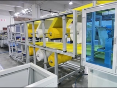 Machine à sacs à filtres à air à moyenne efficacité ultrasonique (y compris la machine de remontage)