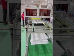 La machine à sac de filtre à air trapézoïdal à ultrasons a des performances fiables de filtration de l'air