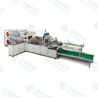 Machine Capable Of Customizing Primary Trapezoidal Bags Of Various Sizes, PLC Program Control.