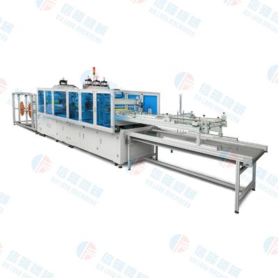 Ultrasonic Flat Trapezoidal Pocket Filter Machine With Motion Controller Program Control