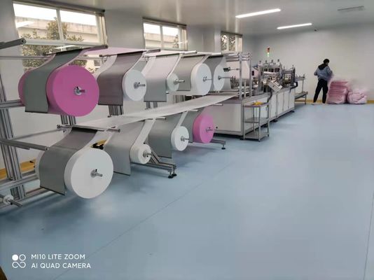 0.6Mpa PLC Program Control Ultrasonic Intermediate Effect Air Filtration Bag Making Machine