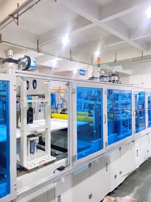 0.6Mpa Pocket Filter Making Machine Using A Square Welded Structure For The Entire Machine