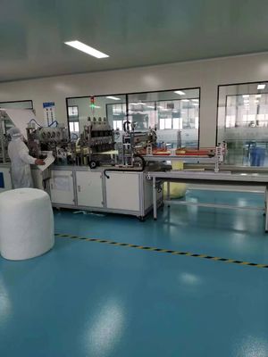 220V Ultrasonic External Trapezoidal Medium Efficiency Filter Bags Production Machine With High Speed Slicing And Rewinding