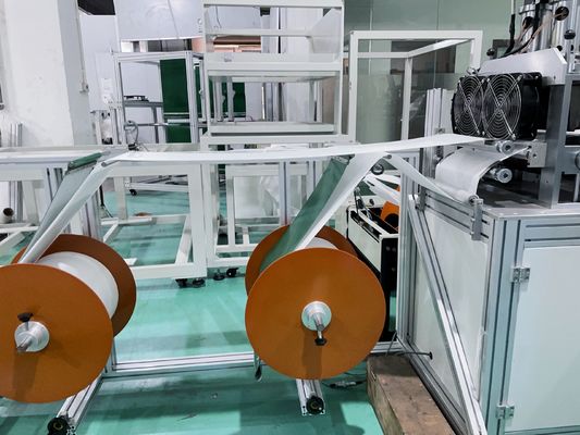 5KW Automatic Non Woven Bag Making Machine To Produce Primary Filter Bag Inner Clip Strip