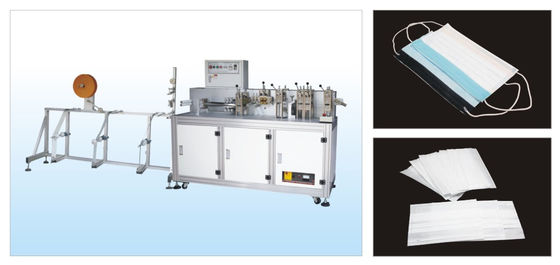 PLC Program Control Ultrasonic Flat Mask Body Manufacturing Machine