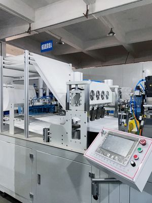 Outer Trapezoidal Air Filter Bag Machine Automatic One Line From Raw Material To Finished Product
