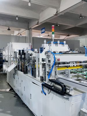 Outer Trapezoidal Air Filter Bag Machine Automatic One Line From Raw Material To Finished Product