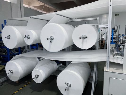 Ultrasonic Pocket Filter Making Machine With Trapezoidal Bag Appearance And Neat And Time-Saving