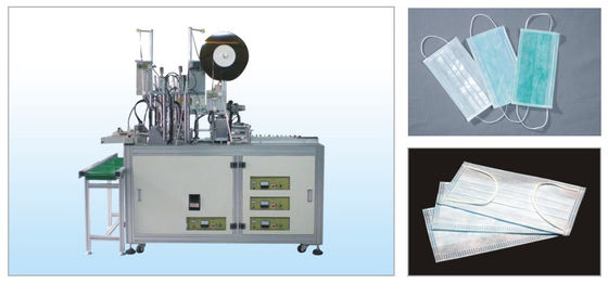 40-45pcs/Min Fusion Welding Machine For Outer Ear Band Masks Fitted With A Robotic Auto-Release Machine