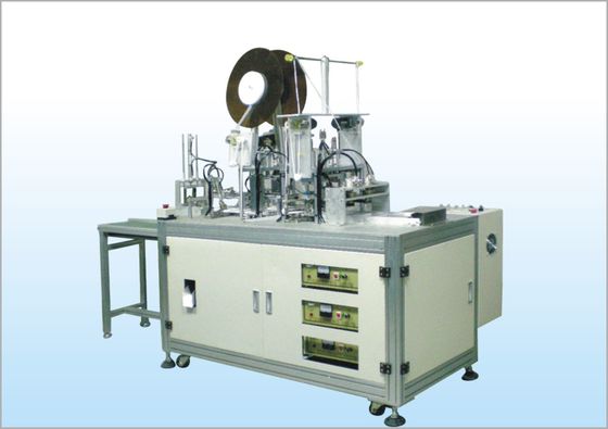 0.6-0.7MPa Mask Fusing Machine Only One Operator To Place Mask Body Piece By Piece On Mask Fixture
