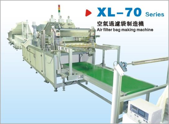 220V Ultrasonic Air Filter Bag Manufacturing Machine With 11 To 14 Ultrasonic Synchronized Fusion Welding Machines