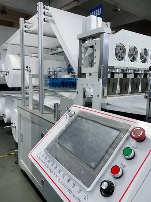 Automatic Air Filter Bags Making Machine Adjustable Space For Each Built-In Space In The Filter