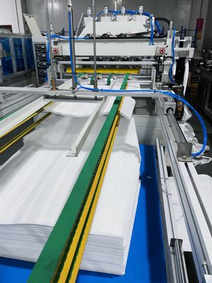 220V Ultrasonic Air Filter Bag Manufacturing Machine With 11 To 14 Ultrasonic Synchronized Fusion Welding Machines
