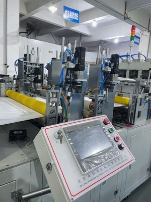 220V Ultrasonic Air Filter Bag Manufacturing Machine With 11 To 14 Ultrasonic Synchronized Fusion Welding Machines