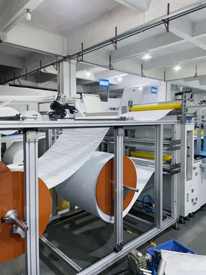 Ultrasonic Flat Trapezoidal Pocket Filter Making Machine For Rectangular Trapezoidal Bags 6KW