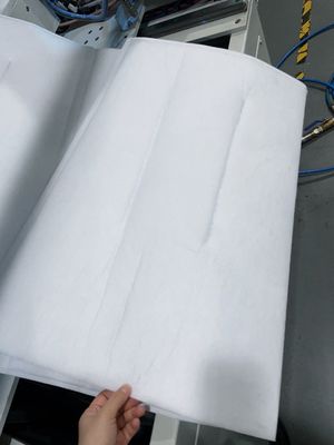 Ultrasonic Flat Trapezoidal Pocket Filter Making Machine For Rectangular Trapezoidal Bags 6KW