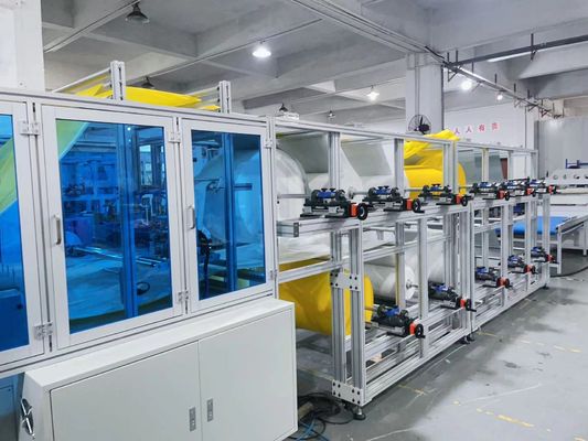 Ultrasonic Flat Trapezoidal Pocket Filter Machine With Motion Controller Program Control