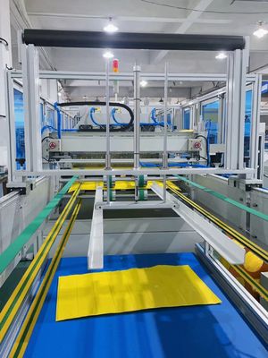5-7M/Min Ultrasonic Flat Trapezoidal Non Woven Bag Manufacturing Machine With 1-12 Weld Positions In The Center