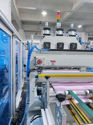Non Woven Bag Making Machine 6KW Displays Abnormal Out-Of-Feed Operation And Automatically Stops The Drive