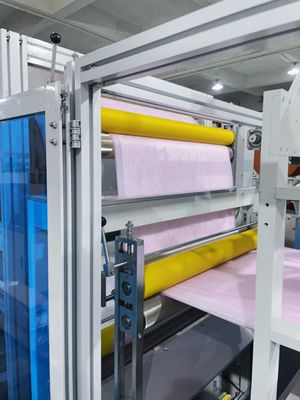 Non Woven Bag Making Machine 6KW Displays Abnormal Out-Of-Feed Operation And Automatically Stops The Drive