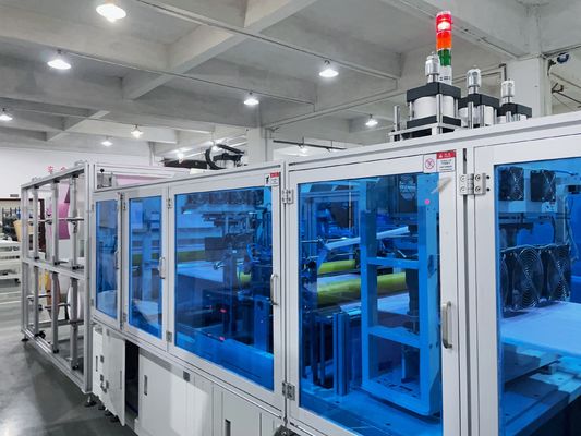 Ultrasonic Basic Sanitary Pad Making Machine 6KW  For Rectangular Or Trapezoidal Bags