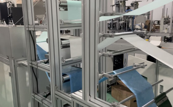 Cloth 3 Ply Mask Making Machine Fully Automatic Of Various Sizes And Shapes By Changing The Mold