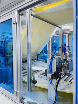 5-7M/Min Ultrasonic Trapezoidal Bag Machine That Can Make Rectangular Or Trapezoidal Bags And Is