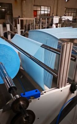 9.5KW Non Woven Bed Sheet Machine Automatic Loading Magnetic Powder Tension Automatic Control System