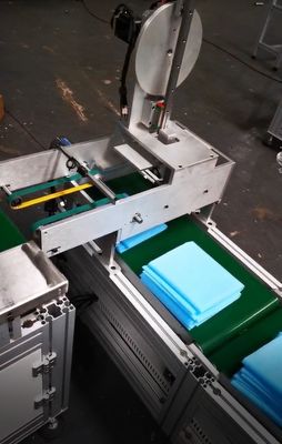 9.5KW Non Woven Bed Sheet Machine Automatic Loading Magnetic Powder Tension Automatic Control System