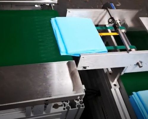 9.5KW Non Woven Bed Sheet Machine Automatic Loading Magnetic Powder Tension Automatic Control System