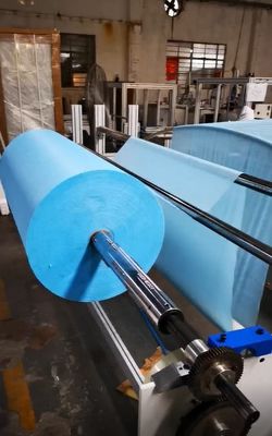 9.5KW Non Woven Bed Sheet Machine Automatic Loading Magnetic Powder Tension Automatic Control System