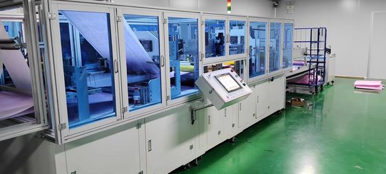 High-end Program Control Automatic Ultrasonic Sofa Cover Production Machine Produces Sofa Bags.