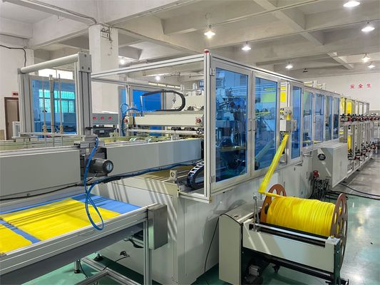 5-7M/min Innovative Ultrasonic Medium Efficiency Air Filter Bag Machine With Rewinding Function