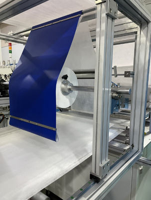 15KW 4-8 Tablets/Min Servo Motor Rotating Ultrasonic Primary Trapezoidal Filter Bag Making Machine.