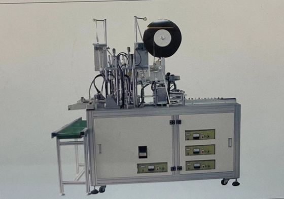 10KWPower,120 Pcs/min,Full-automatic Strap Type One-drag Three-mask Machine.