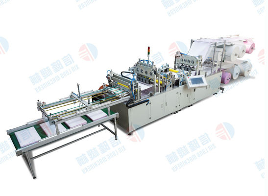 1000-1500 Bags/Hour Full-Automatic Free-Switching Ultrasonic External Trapezoidal Air Filtering Bag-Making Equipment