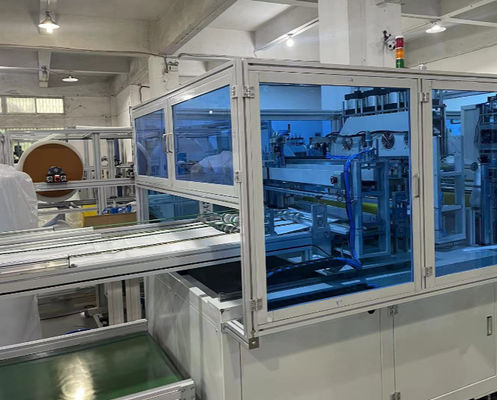 Ultrasonic Plane Folding Trapezoidal Air Filter Bag Machinery And Equipment 4pcs-8pcs/Min