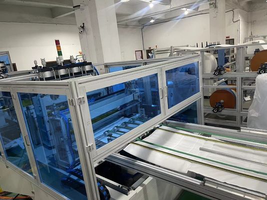 PLC Advanced Program Control First Effect Trapezoidal Filter Bag Manufacturing Machine.