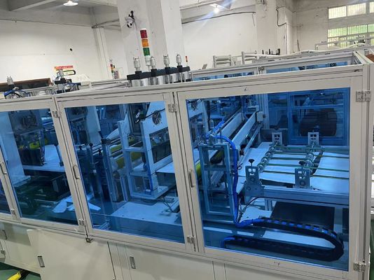 220V/380V 3P PLC Program Control Ultrasonic Primary Trapezoidal Filter Bag Making Machine.