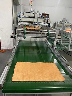0.6Mpa Servo Motor Rotation Ultrasonic Intermediate Effect Air Filtration Bag Making Machine.
