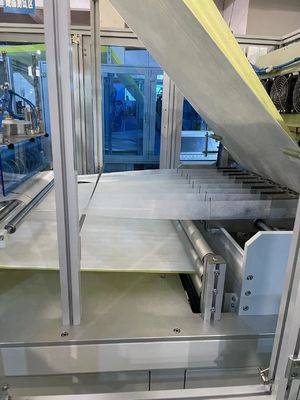 Servo Motor Rotates PLC Program Controls Air Filter Bag Equipment.