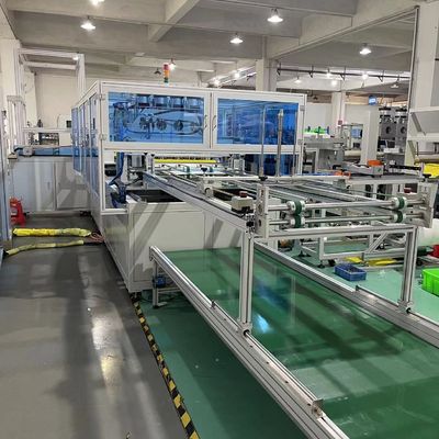 Ultrasonic Primary Trapezoidal Pocket Filter Machine Various Sizes Of Primary Trapezoidal Bags