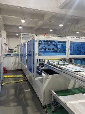 Ultrasonic Plane Folding Trapezoidal Air Filter Bag Machinery And Equipment 4pcs-8pcs/Min