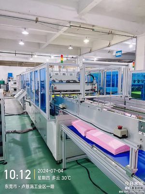 PLC Automatic Trapezoidal Filter Bag Machine, Producing Medium-effect Bag Filter