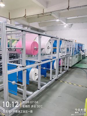 Xinlong Brand Middle-effect Dust Bag Machine, Ultrasonic Plane Folding Trapezoidal Filter Bag Machine