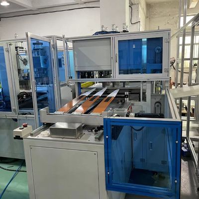 Machine Capable Of Customizing Primary Trapezoidal Bags Of Various Sizes, PLC Program Control.