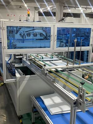 Machine Capable Of Customizing Primary Trapezoidal Bags Of Various Sizes, PLC Program Control.