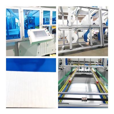 25pcs-30pcs/min Air Filter Bag Making Machine With Melt Bottom Slicing Rewinding 15m/min Delivery Period 30 Work Days