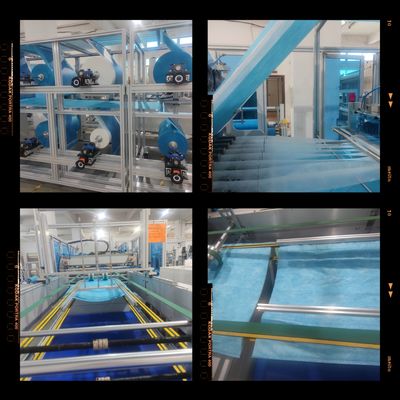 Special Machine Production Of External Trapezoidal Medium Efficiency Filter Bags