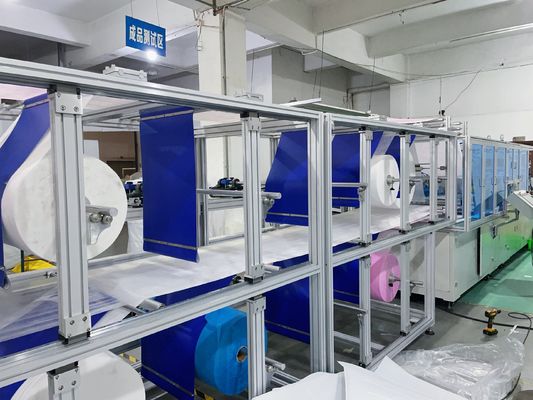25pcs-30pcs/min Air Filter Bag Making Machine With Melt Bottom Slicing Rewinding 15m/min Delivery Period 30 Work Days